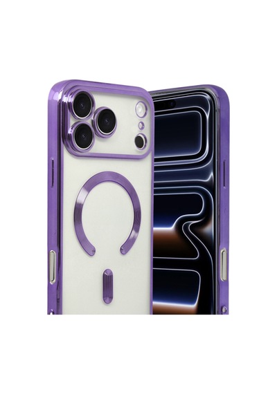 Apple iPhone Uyumlu 17 Pro Max Kross Magneticsafe Kapak - Mor Bzsxx00 1