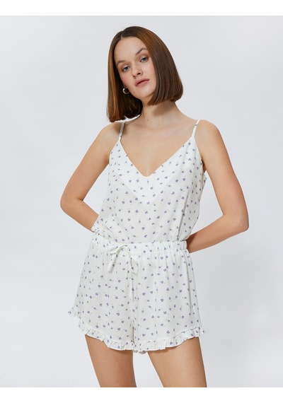 Koton Şort Pijama Altı Çiçekli Beli Bağcıklı Fırfırlı Sarı Desenli 3slk80001mw 3SLK80001MW1D5 Sarı Koton Şort Pijama Altı Çiçekli Beli Bağcıklı Fırfırlı Sarı Desenli 3slk80001mw 3SLK80001MW1D5 Sarı