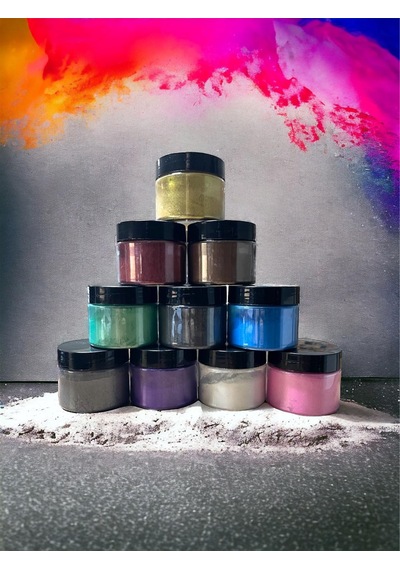 Epoksi Sedefli Toz Pigment 40 Gr X10 Adet-400gr