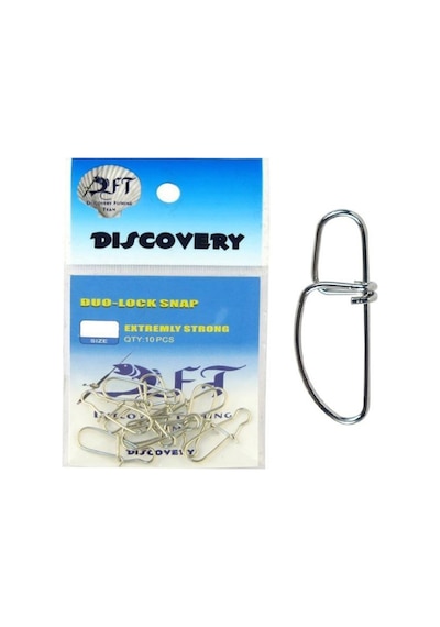 Dft Cjs032 Duo Lock Nikel Klips 10'lu No:5