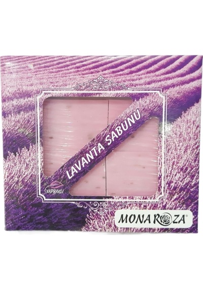 Mona Roza Yapraklı Katı Lavanta Sabunu 75 G x 4