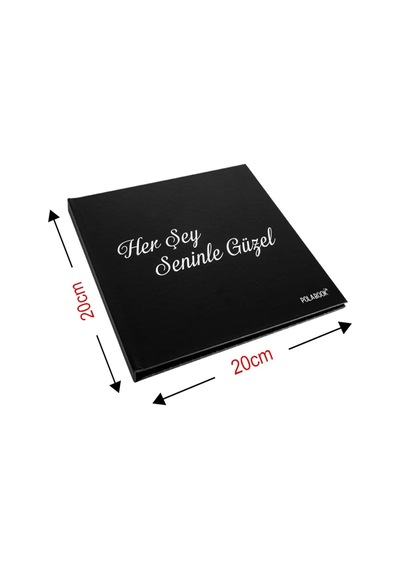 Her Şey Seninle Güzel Hazır Anı Defteri 40 Fotoğraf Baskılı, Stickerlı Ve Beyaz Jel Kalemli Romant