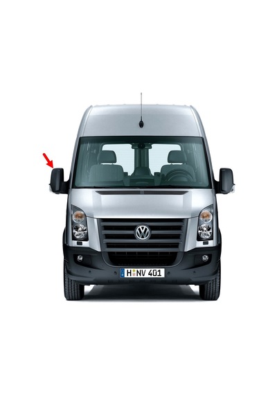 VW Crafter 2006-16 Sağ Dış Yan Dikiz Aynası Üst Kapağı 2E1857516B
