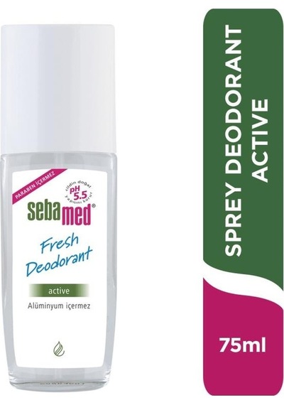 Sebamed Active Unisex Sprey Deodorant 75 ML