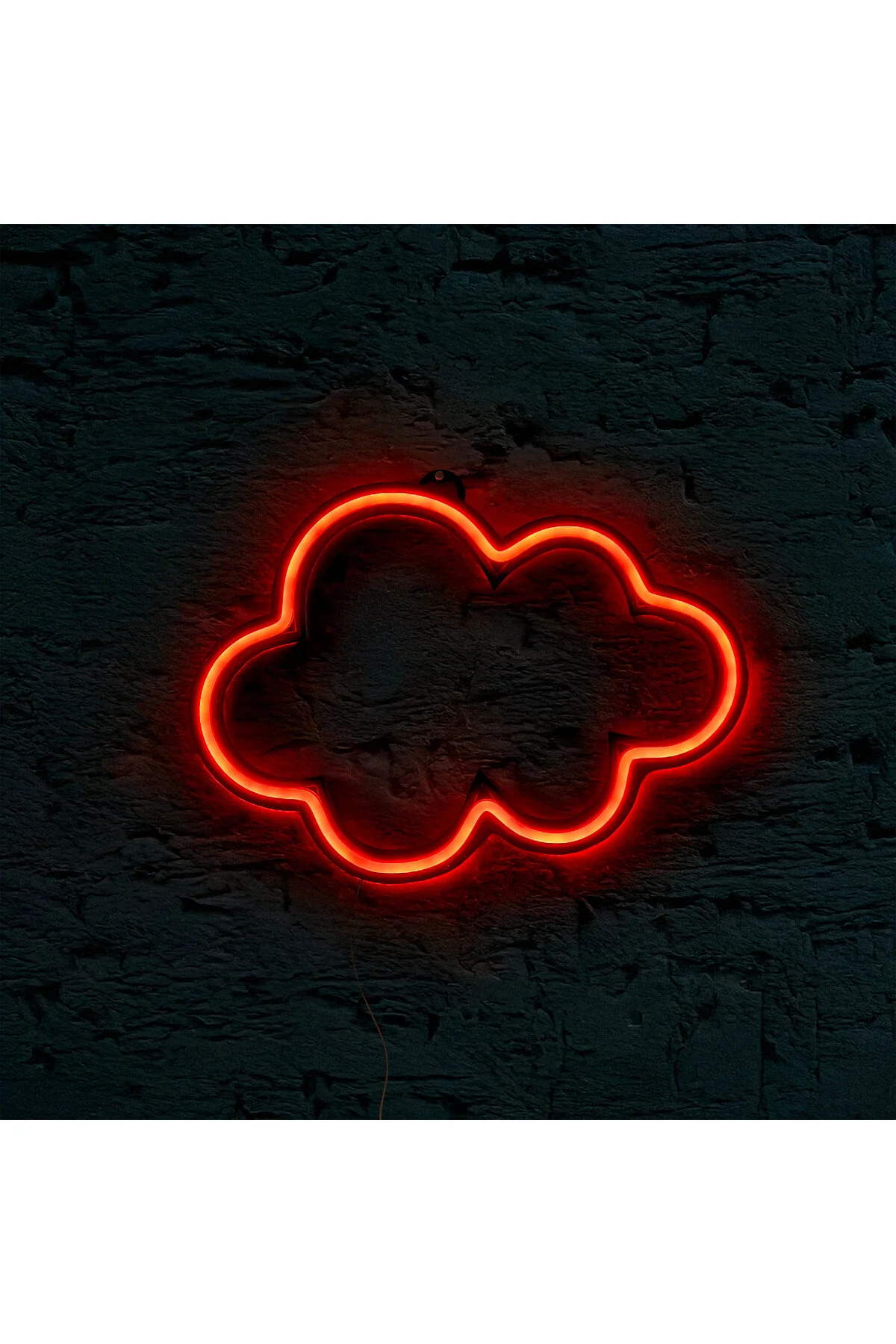 Bulut Neon Led 3d Baskı Kırmızı