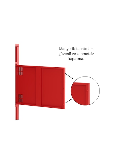 Pera Tv Ünitesi, Tv Dolabı,2 Kapaklı, Açık Raflı 100,50 X 40 X 64,50 Cm Ral 3020 Kırmızı Pera Tv Ünitesi, Tv Dolabı,2 Kapaklı, Açık Raflı 100,50 X 40 X 64,50 Cm Ral 3020 Kırmızı
