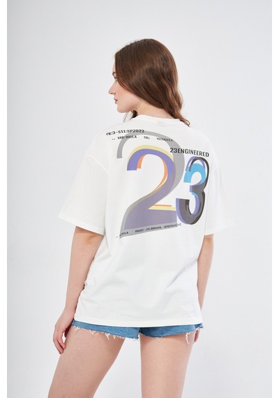 Kutaf Sırt Baskılı Unisex T-shirt 001
