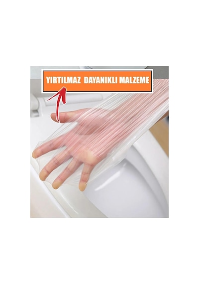 Yıldızhane Şeffaf Klozet Kapak Kılıfı Naylon Klozet Kapak Örtüsü 50 Adet Tyck5bl0cn172614563068320 Diğer