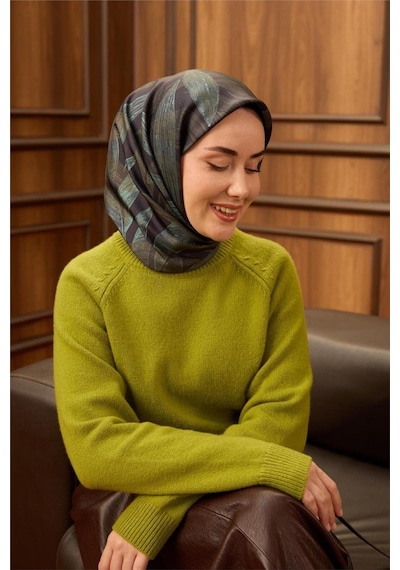 Silk Home Twill İpek Eşarp 11488-54 Antrasit