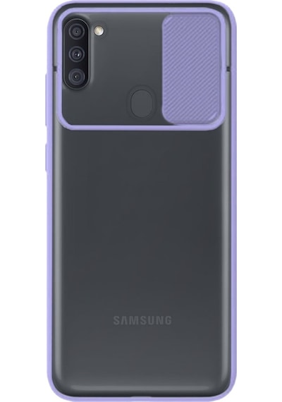Samsung Galaxy M11 Lensi Açilir Kapanir Kamera Korumali Kilif 496037436
