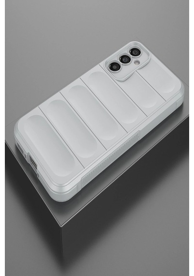 Newface - 16 - Samsung Galaxy Uyumlu M34 5g Kılıf Optimum Silikon - Csmo-tex - - Krem