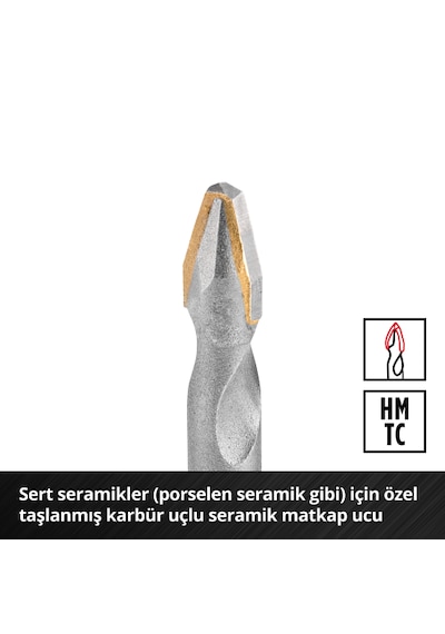 Einhell S-CASE 10 Parça Seramik Matkap Ucu Seti - 49051410