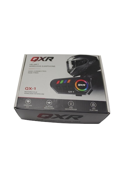 Motosiklet Bluetooth Kulaklık İntercom Qxr 01