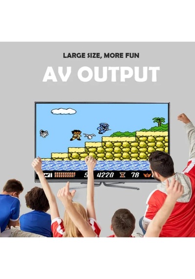 Leons Super 8 Bit Tv Game Yeni Version Marıo Oyunlu Retro Televizyon Atarisi Oyun Tv Av Girişli