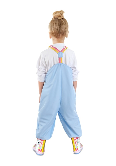 Denokids Çiçekli Kız Çocuk Su Geçirmez Yağmur Tulumu Renkli