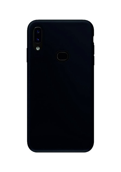 Samsung Galaxy Uyumlu A10s Kılıf Kamera Korumalı Silikon Rubber Arka Kapak Siyah