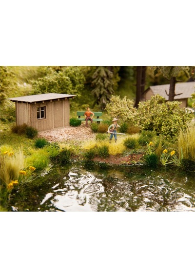 Noch 7009 Çimen Kümeleri, Donuk Renkli, 6 Mm, 104 Adet, Diorama Malzemesi
