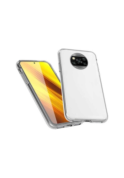 Xiaomi Poco X3 Kılıf Zore Enjoy Kapak Renksiz