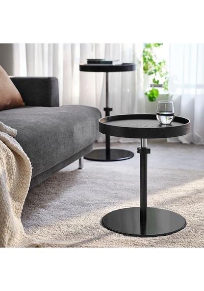 Ikea Tranered Yan Sehpa, Siyah
