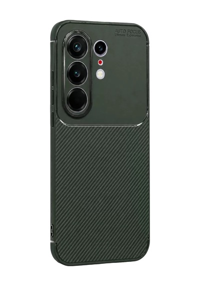 Newface Tecno Camon 50 Pro 5g Auto Focus Karbon Kapak - Koyu Yeşil