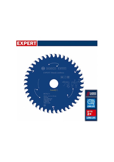Bosch Expert 140x20 Mm 42 Diş Akülü Ahşap Daire Testere 2608902140