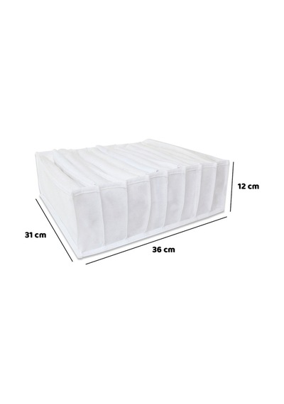 Dolap İçi Düzenleyici - Large Polipropilen 40 X 30 Beyaz Tr Diğer