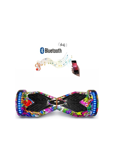 Citymate Smart Balance Elektrikli Kaykay Hoverboard 8.5 İnch Akıllı Denge Ledli Bluetooth Hoparlörlü D04