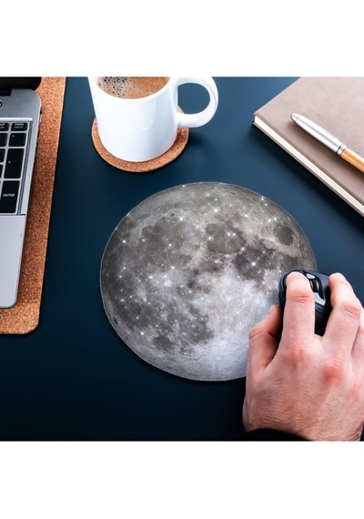 Dolunay Tasarımlı Hediye Mousepad - Mouse Pad - Fare Altlığı