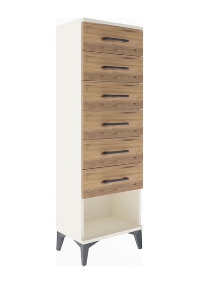 Arges Dolap 6 Çekmeceli 44x30x134 Aytaşı-çam Aytaşı