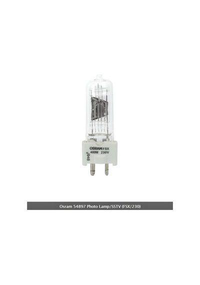 Osram 54897 Photo Lamp/Sstv Fsx/230 400W Gy9.5