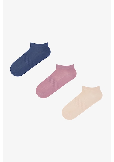 Penti 3 Çift Burun Dikişsiz Spor Microfiber Patik Çorap