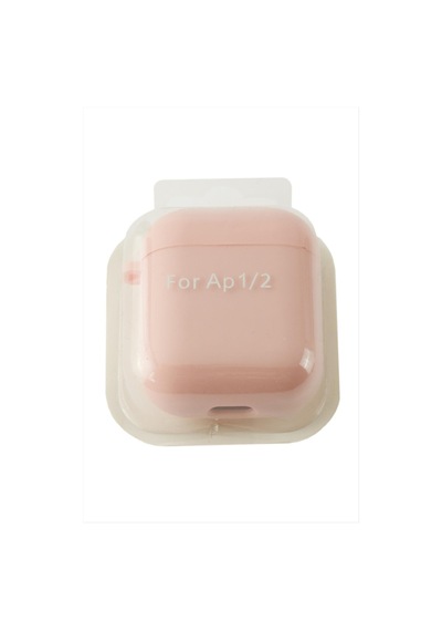 Airpods 1-2 Nesil Uyumlu Kablosuz Silikonlu Kulaklık Kılıfı Açık Pembe