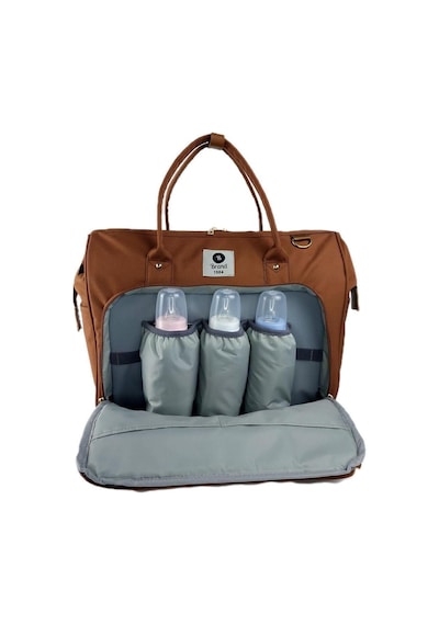 Xmlbayiciniz Brandbaby 262 Anne Bebek Bakım Çantası Taba Çok Renkli