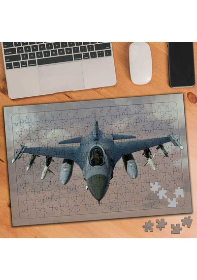Hava Boşluğunda Savaş Uçağı 240 Parça Puzzle Yapboz-75449