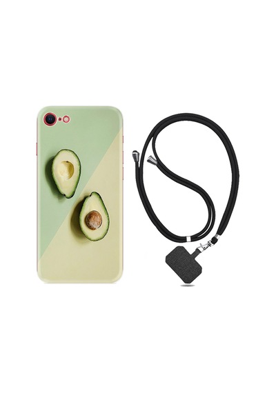 Apple Uyumlu iPhone Se 2020 Se 2020 Kılıf Boyun Askılı Dog in the Dress 1364