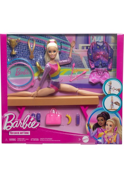 Mattel Barbie Jimlastik Yapıyor Hrg52