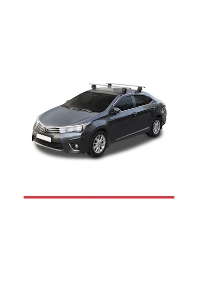 Toyota Corolla 2012-2018 Arası İle Uyumlu Ace-4 Ara Atkı Tavan Barı Gri