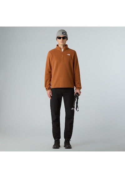 The North Face Glacier 1/4 Fermuarlı Polar Fleece Nf0a8d0qboe1 Kahverengi