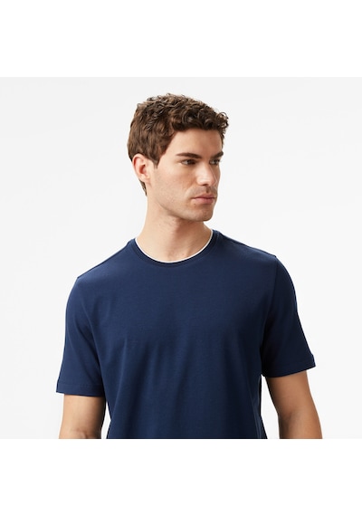 Nautica Erkek Lacivert Regular Fit T-shirt Düz V57271t Lacivert