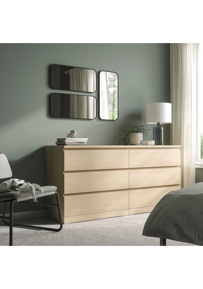 Ikea Lindbyn Duvar Aynası 28x60 Cm Siyah