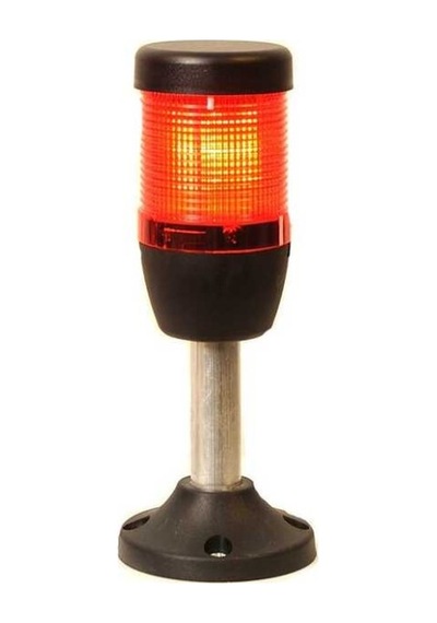 Emas IK51L024XM03 K Serisi Tek Katlı 24V AC/DC 100mm Borulu Plastik Ayaklı LED Kolon 50mm