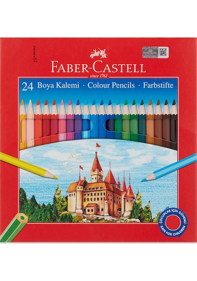 Faber-castell Kuru Boya Karton 24 Renk 5171 116324 Çok Renkli