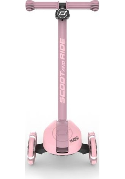 Scoot And Ride Highwaykick 3s Çocuk Scooterı, Rose - Led Tekerlekli, Katlanabilir Ve Ayarlanabilir