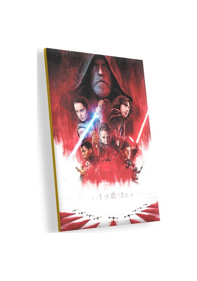 Cakasepetim Star Wars The Last Jedi Princess Leia Organa R2d2 Poe Ahşap Mdf Tablo