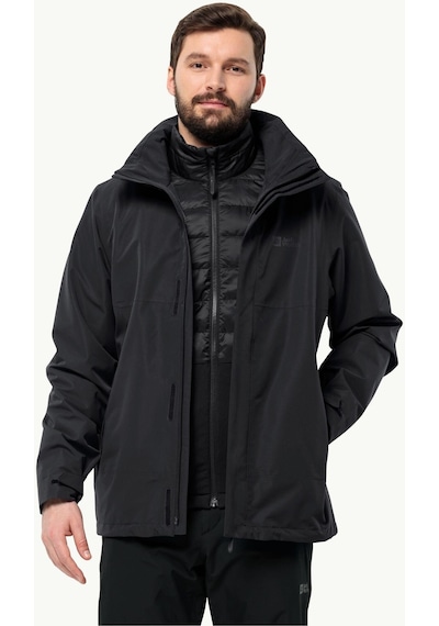 Jack Wolfskin Luntal 3ın1 Erkek Outdoor Mont-1116251blk 001