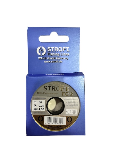 Stroft Fc2 50m 0.22mm Fluorocarbon Misina