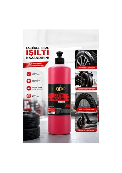Tr Lastik Parlatıcı, 1 Lt, Siyah Parlak Görünüm 699744