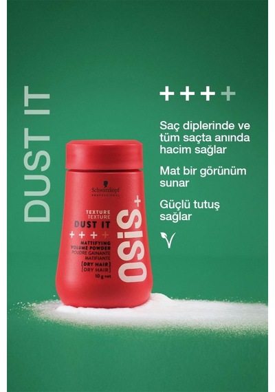 Osis Dust It  Şekillendirici Mat Saç Pudrası 3 x 10 G