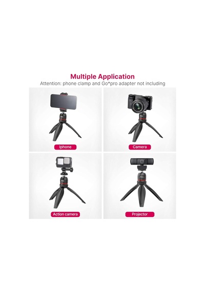 Ulanzi Mt-17 Masaüstü Vlog Tripod, Siyah
