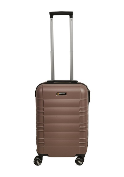 Hoffmannss Travel Star Kabin Boy Abs Valiz - Platin - 57x37x23 Cm Çok Renkli